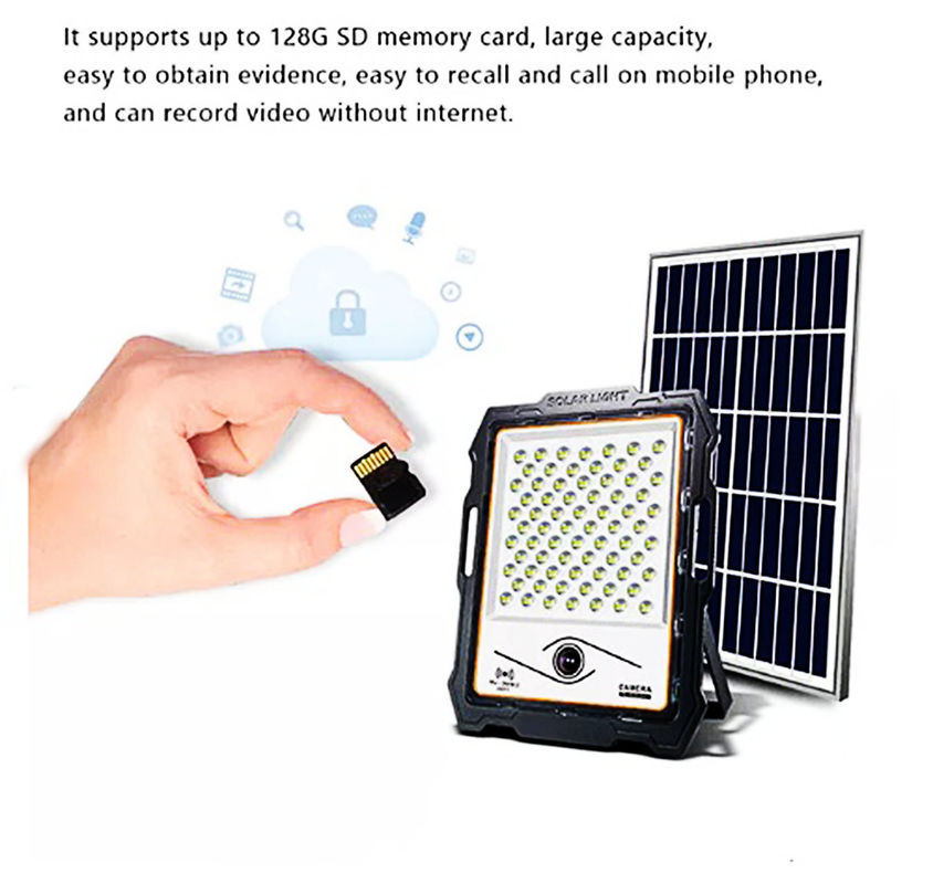 উচ্চ উজ্জ্বলতা Ip65 LED সোলার ফ্লাড লাইট আউটডোর ওয়াটারপ্রুফ 200w 300w হাই লুমেন