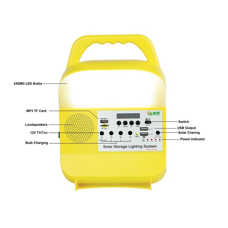 পোর্টেবল Ip65 রিচার্জেবল সৌর চালিত LED ল্যাম্প ইমার্জেন্সি লাইট ইউএসবি চার্জিং ক্যাম্পিং ল্যাম্প ল্যান্টার্ন বাইরের বাড়ির জন্য