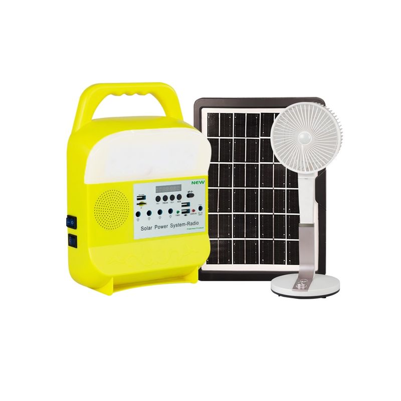 5W কমপ্লিট অফ গ্রিড সোলার পোর্টেবল LED লাইটিং হোম এনার্জি জেনারেটিং এর জন্য