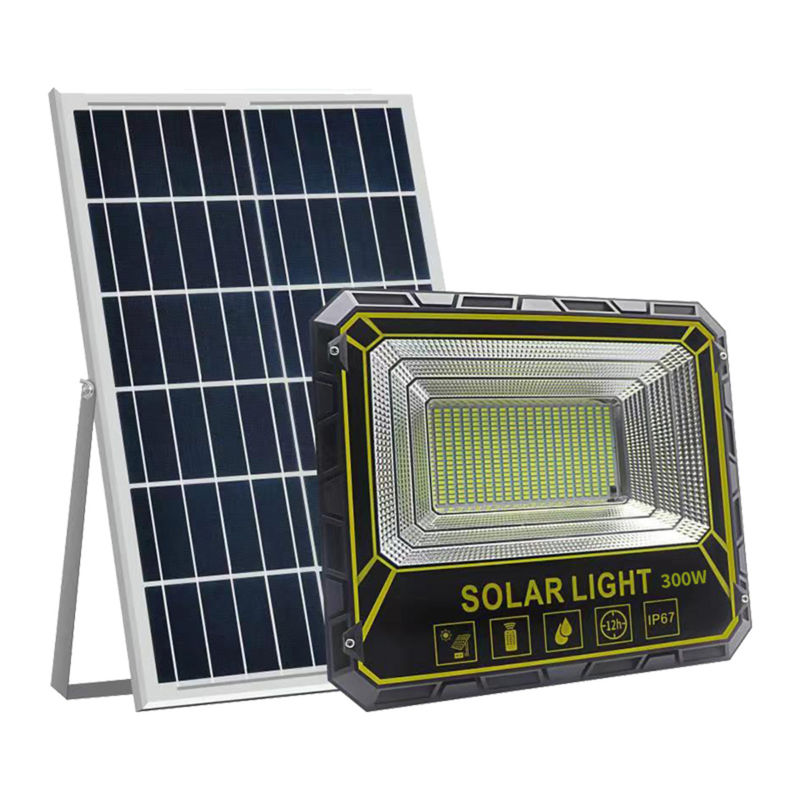 300W 600W সোলার ওয়াল ফ্লাড লাইট আউটডোর সেন্সর ওয়াটারপ্রুফ গার্ডেন LED DC 6V