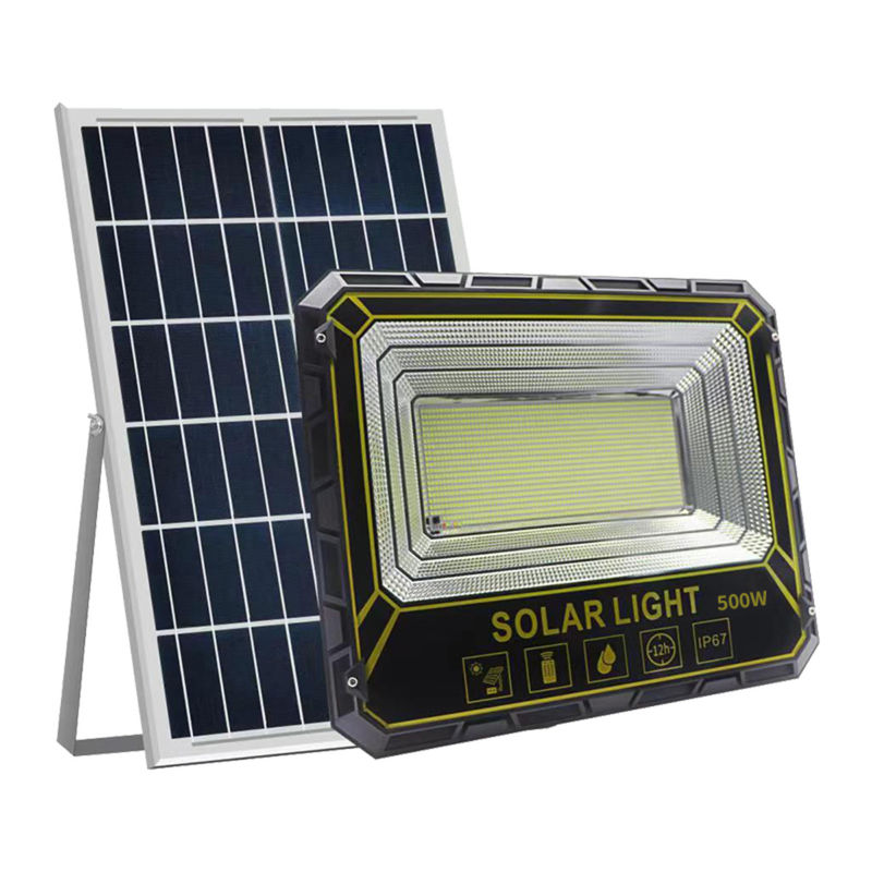 300W 600W সোলার ওয়াল ফ্লাড লাইট আউটডোর সেন্সর ওয়াটারপ্রুফ গার্ডেন LED DC 6V