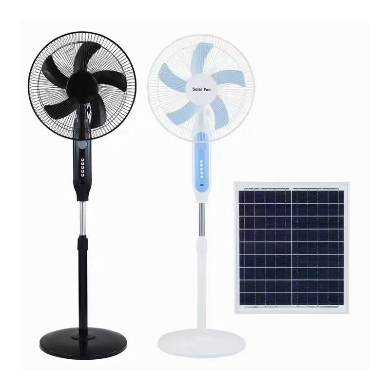 ইউএসবি+নাইট লাইট 3 গিয়ার সোলার ফ্যান সহ 25W সোলার চালিত আউটডোর ফ্যান