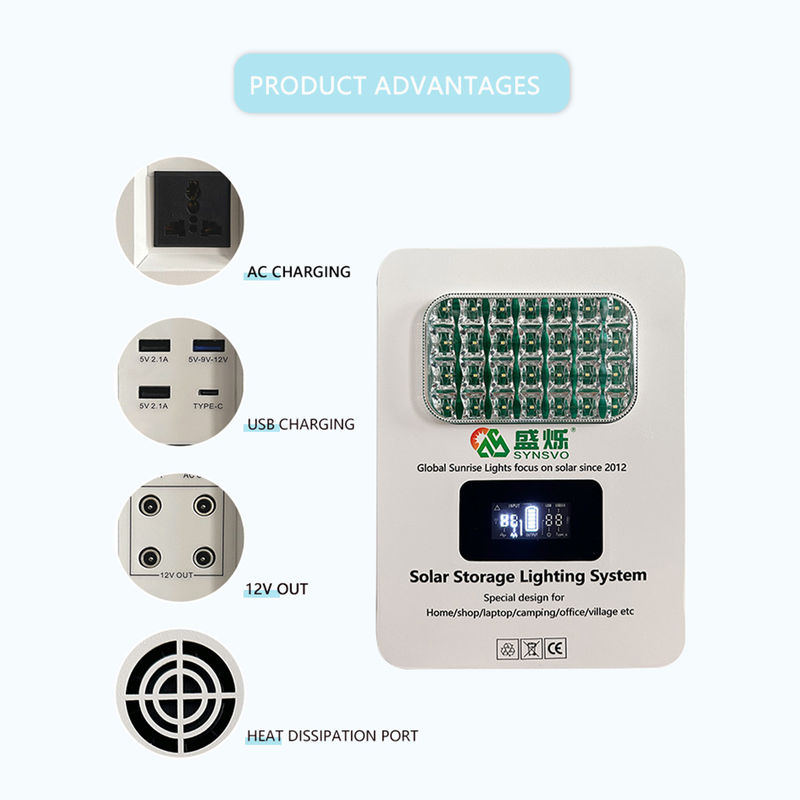 180W/300W সৌর প্যানেল শক্তি সিস্টেম আইপি 65 জংশন বক্স অফ গ্রিড হাইব্রিড সৌর ইনভার্টার