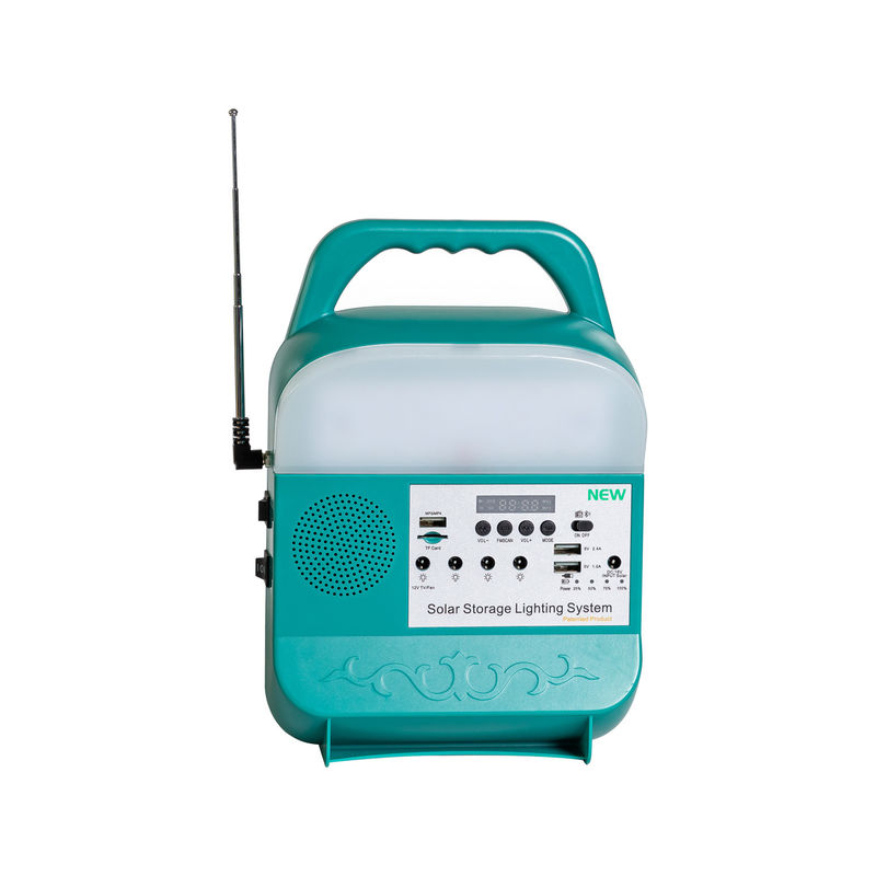 45W 16V সোলার প্যানেল সহ শক্তি দক্ষ পোর্টেবল এলইডি সৌর হোম আলো সিস্টেম