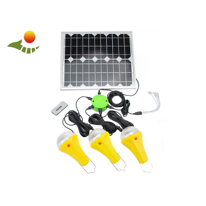 অরেঞ্জ 3PCS সৌরশক্তিচালিত বাতি ঘর জন্য বটন সুইচ বৈশিষ্ট্যযুক্ত ইনডোর