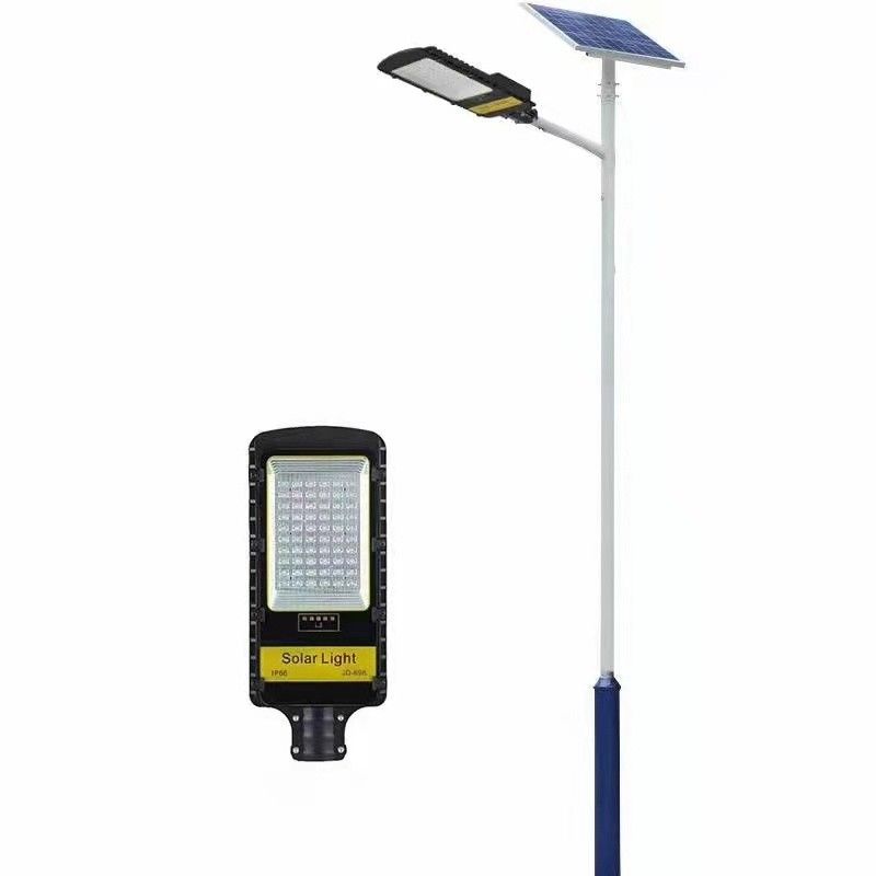 অল ইন 2 সোলার স্ট্রিট লাইট 60W 80W সোলার LED রোড লাইট সেমি সোলার স্ট্রিট লাইট