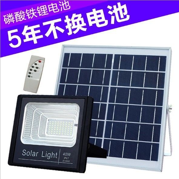 100W Jd-8840 Solar Flood Light Garden Cool White 8PCS LED এনার্জি সেভিং সোলার