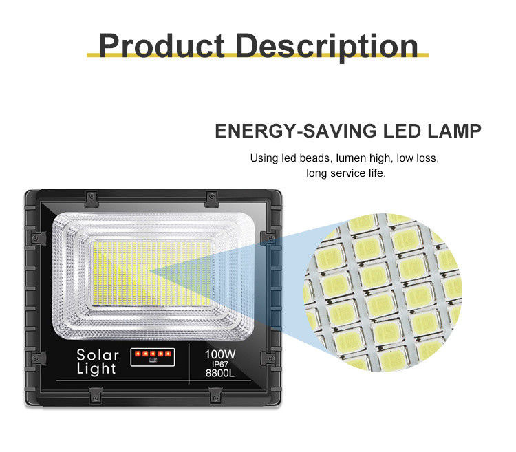 জলরোধী আউটডোর LED ফ্লাডলাইট প্রতিফলক 300W 500W 1000W SMD LED ফ্লাড লাইট