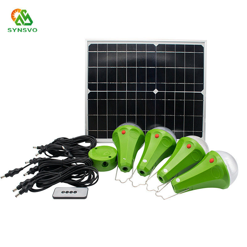 বাড়ির জন্য 9W সৌর চালিত LED শেড লাইট রিমোট কন্ট্রোল সোলার লাইটিং সিস্টেম