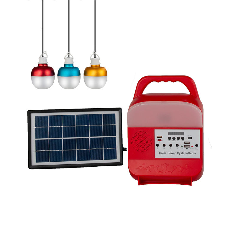 বাইরের আলোর জন্য FCC 10W থেকে 100W পোর্টেবল সোলার প্যানেল এনার্জি সিস্টেম