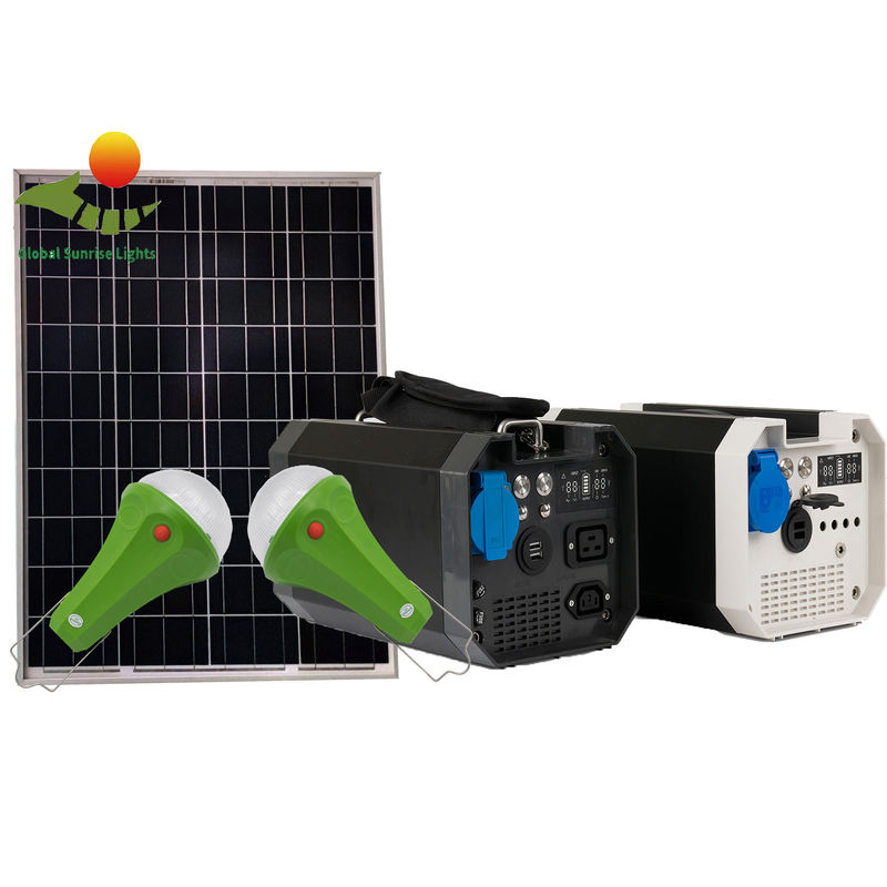 সৌর প্যানেল সহ 99.9% MPPT 500W ছোট পোর্টেবল সোলার পাওয়ার জেনারেটর