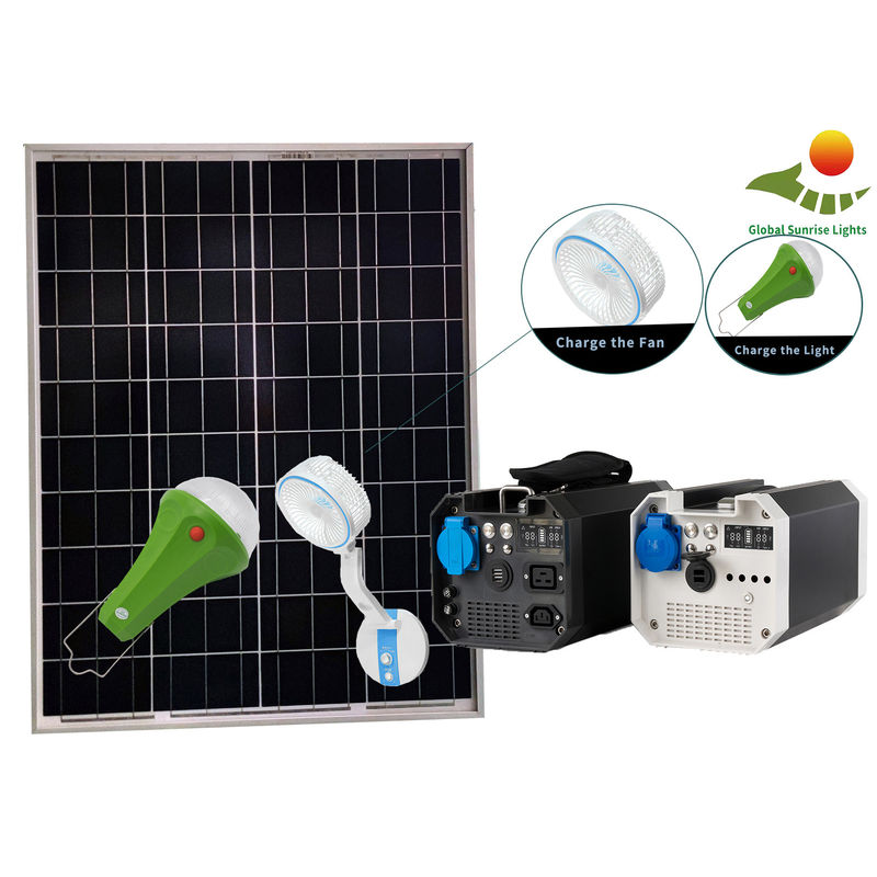 সৌর প্যানেল সহ 99.9% MPPT 500W ছোট পোর্টেবল সোলার পাওয়ার জেনারেটর