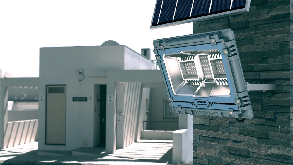 হাই লুমেন AW সোলার LED ফ্লাড লাইট সিকিউরিটি লাইট 100W 200W 300W 500W 800W