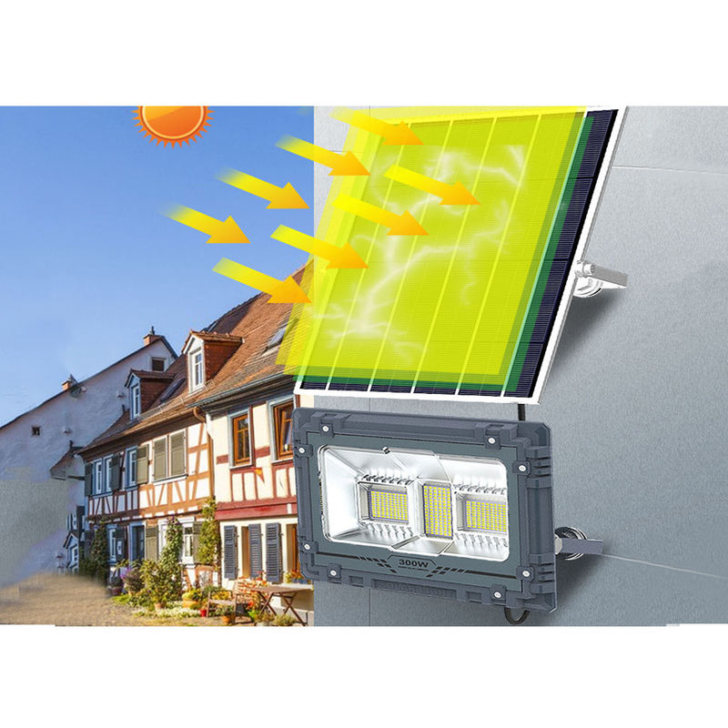 Synsvo সোলার পাওয়ার LED ফ্লাডলাইট অফ গ্রিড সহ 500W সেন্সর সোলার বিলবোর্ড লাইট