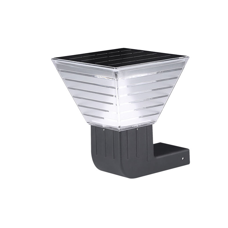 90 lm/w LED সোলার ওয়াল লাইট আউটডোর 3.2V মডার্ন এক্সটেরিয়র ল্যাম্প ABS গার্ডেন ল্যান্ডস্কেপ