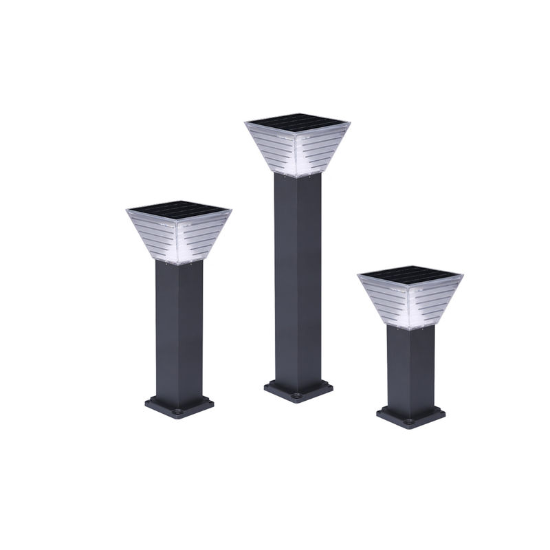 মিনিমালিস্ট 7W LED সোলার গার্ডেন লাইট ল্যান্ডস্কেপ ডেকোরেশন বোলার্ড LED লন লাইটিং