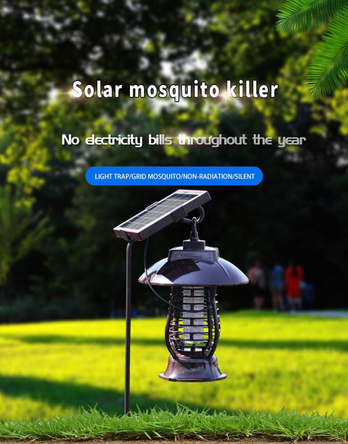 Solar Mosquito-Killing Lamp Lighting Mosquito-Killing Intelligent Light Control Lamp