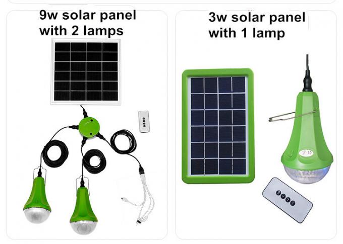 Portable Small Mini Solar Power System with Solar Light System Kit