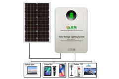 সৌর প্যানেল লিথিয়াম পাওয়ার স্টেশন সহ SRE918 ROHS PV এনার্জি স্টোরেজ সিস্টেম 150W 300W জেনারেটর